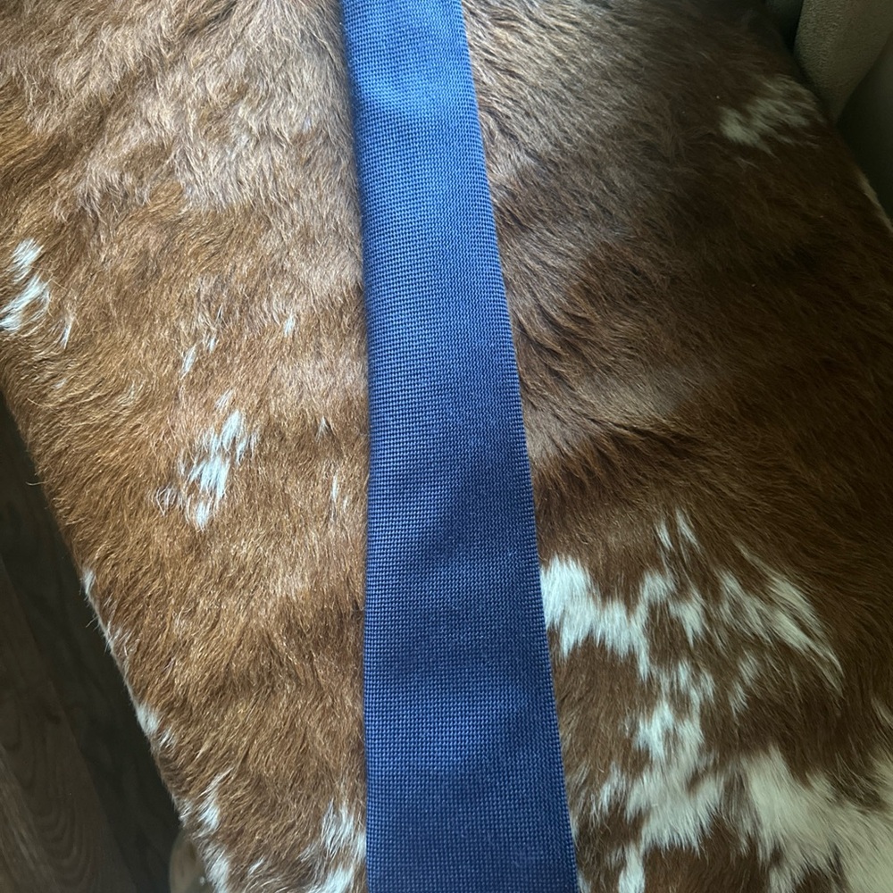 Hermes Classic Blue Tie